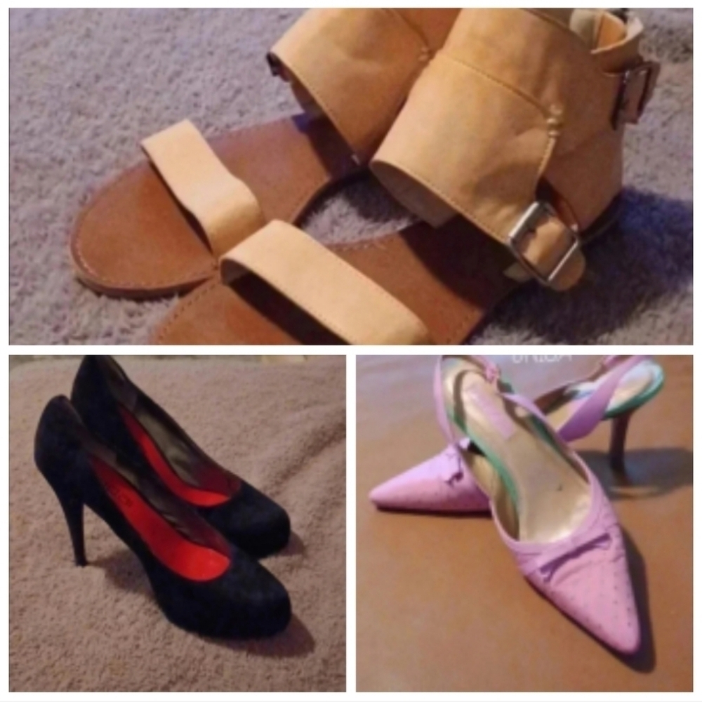 Preloved Women's Shoes Sizes  7, 7.5.